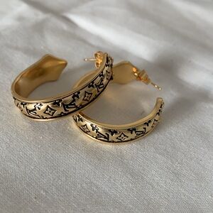 Louis Vuitton hoop earrings